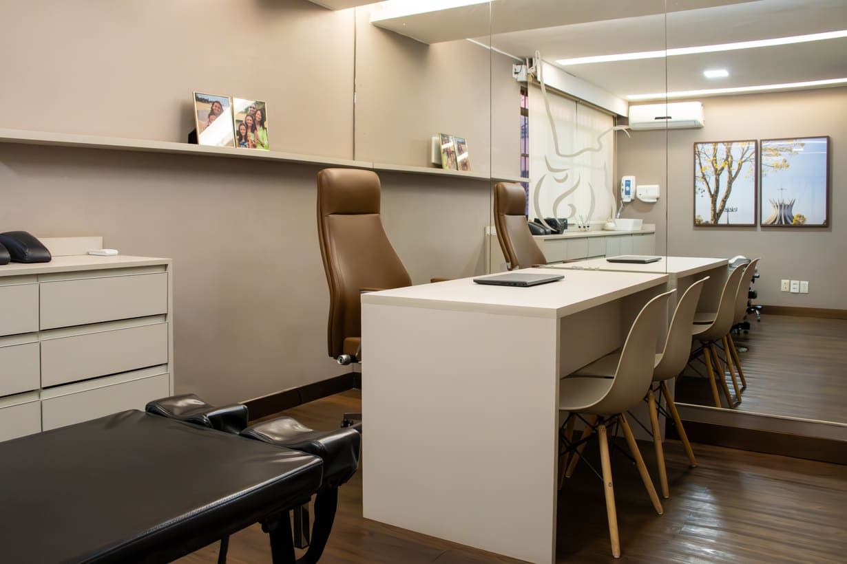 Sala de avaliação clínica